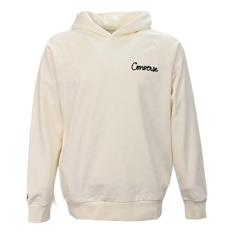 Mikina Converse Raglan Elevated Hoodie Biela | 10024580-A04