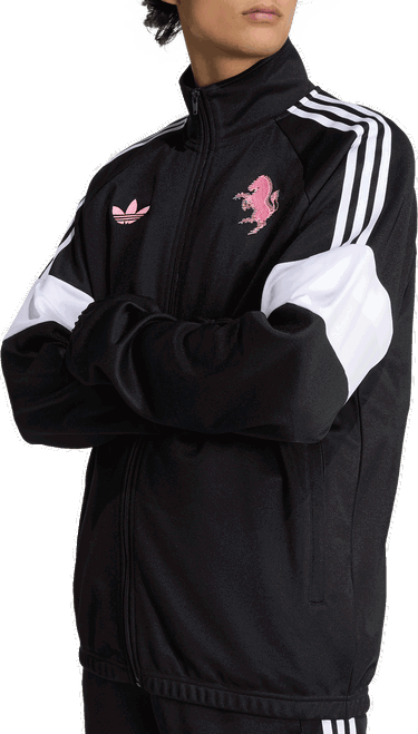 Mikina adidas Originals FC Juventus Turin Lfstlr Track Sweatshirt Čierna | kc7799, 3