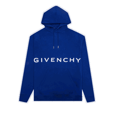 Mikina Givenchy Classic Fit Bonded Hoodie Navy | BMJ0GH3Y78 426, 0