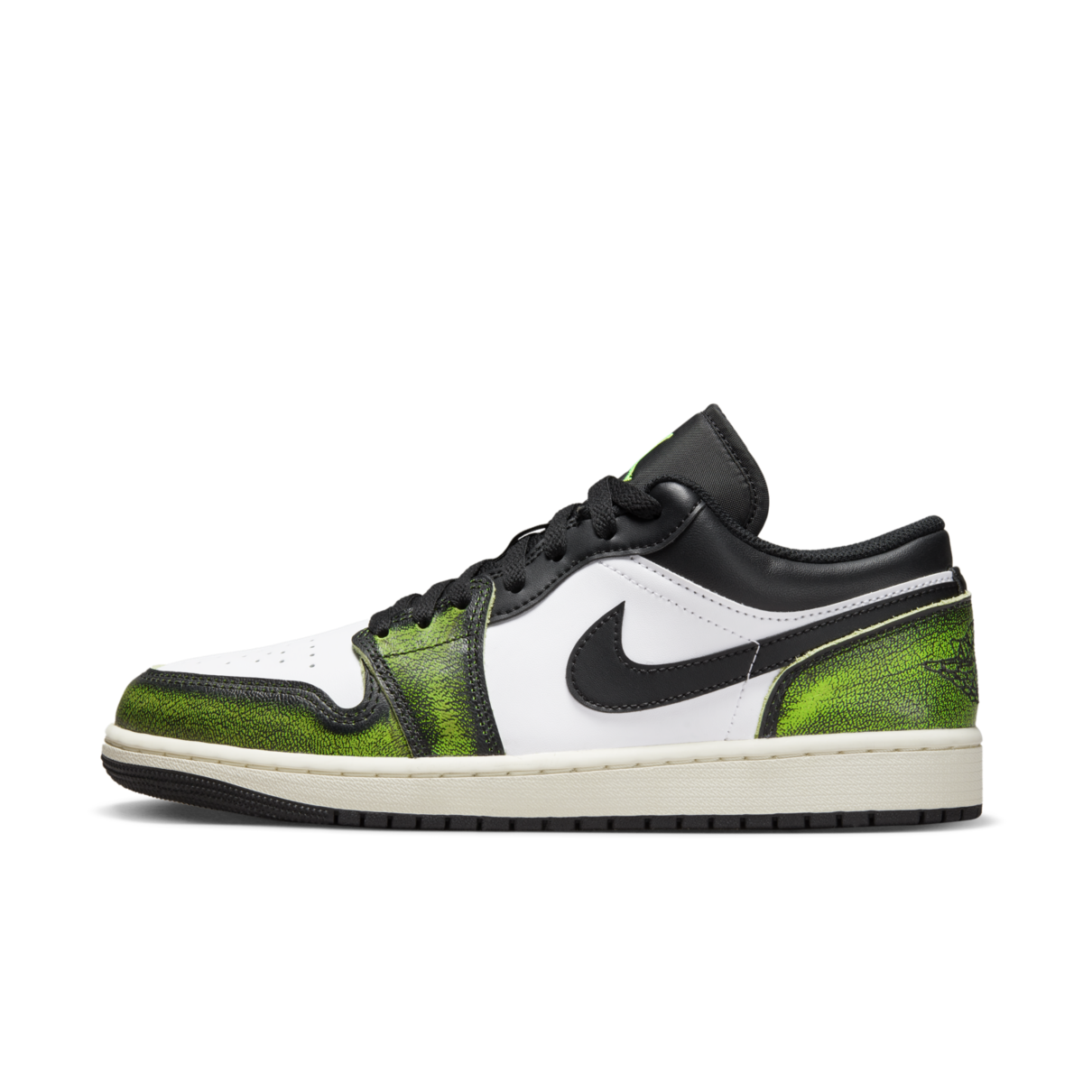 Tenisky a topánky Jordan Air Jordan 1 Low Wear-Away "Electric Green" Zelené | DN3705-003, 0