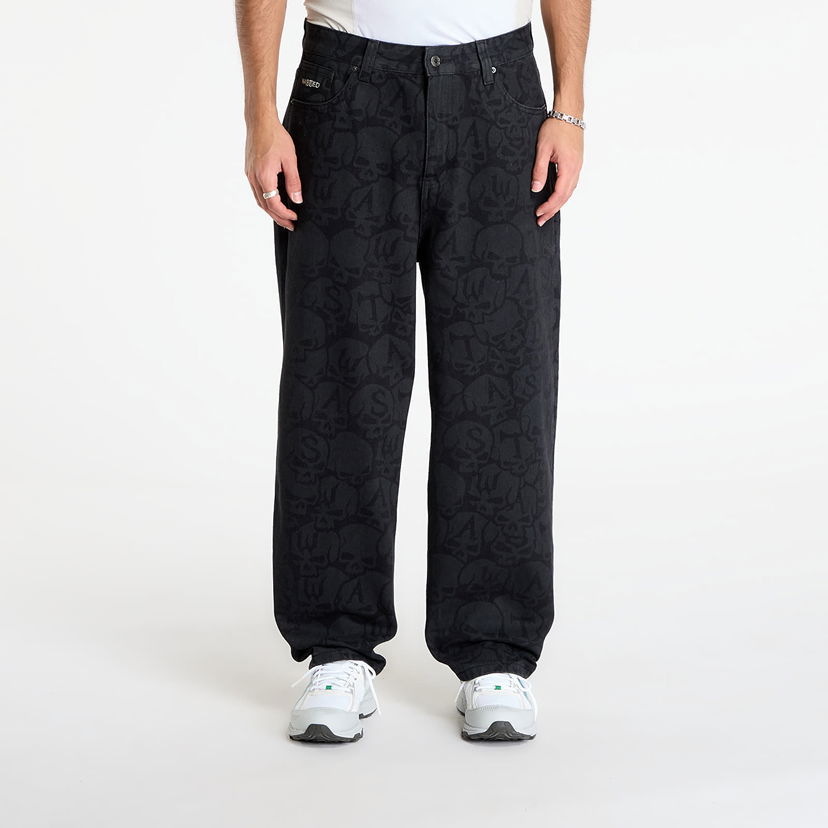 Nohavice Wasted Paris Skull Pattern Bury Casper Pants Čierna | WP_000329