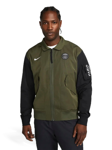 Bomber bunda Nike Paris Saint-Germain Unlined Full-Zip Bomber Jacket Hnedá | DQ8972-325