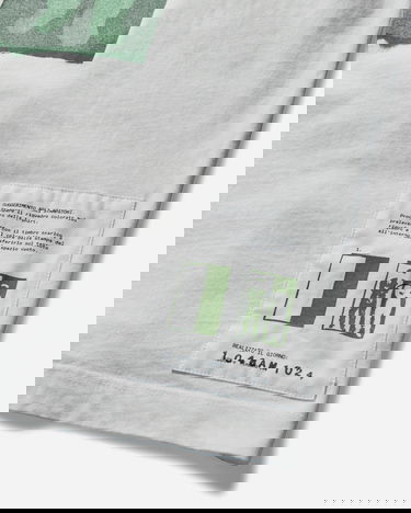 Tričko C.P. Company Gauze Logo T-Shirt Biela | 18CMTS307A-005431G 103, 3