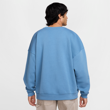 Mikina Nike Sportswear Club Fleece Crewneck Sweatshirt Modrá | IB6490-429, 3