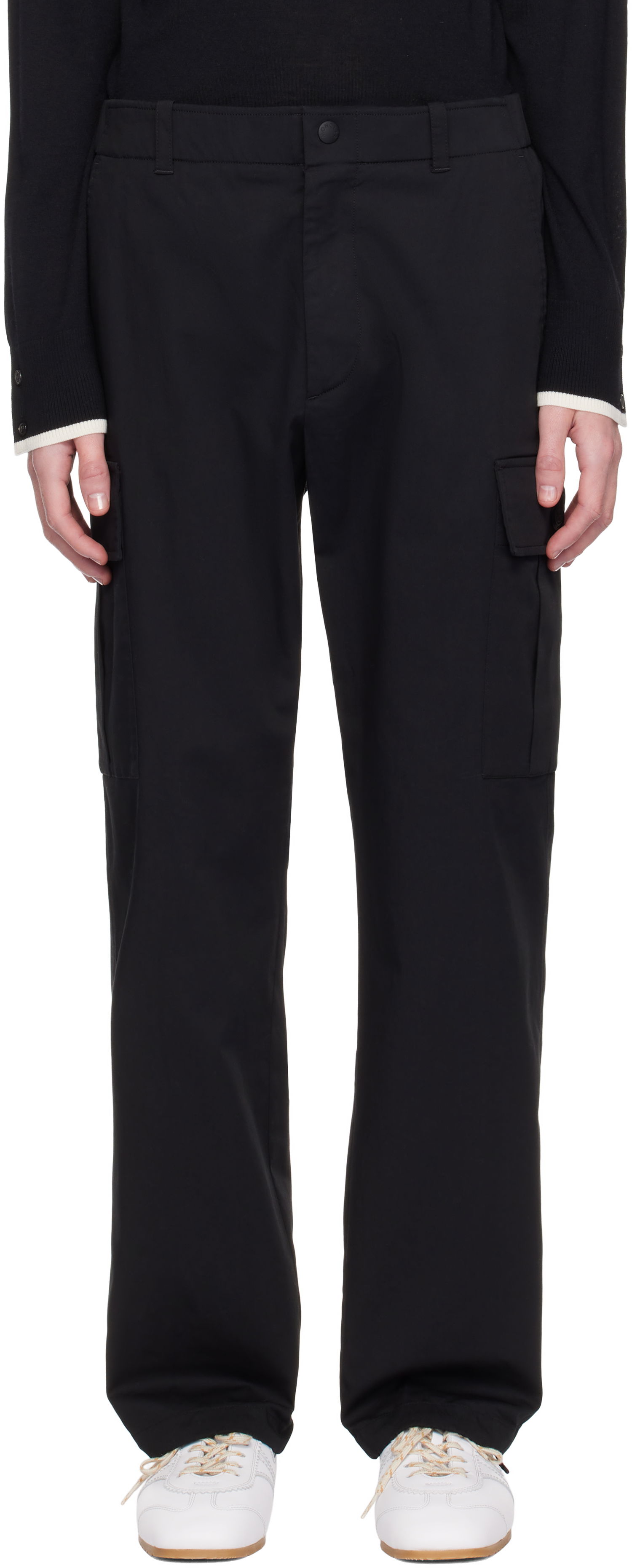 Cargo nohavice Moncler Moncler Twill Cargo Pants Čierna | K10912A00001598C9, 0