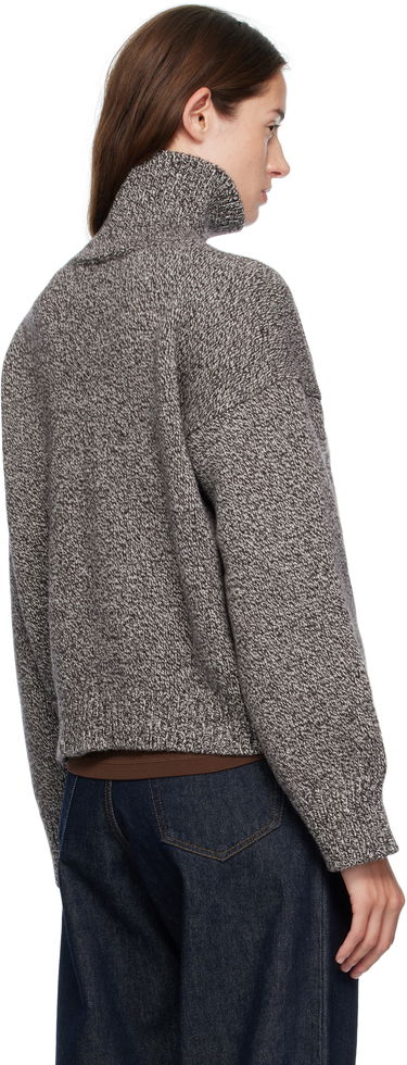 Sveter &Daughter &Daughter Caragh Chunky Crop Turtleneck Sweater Šedá | HKN03934, 2