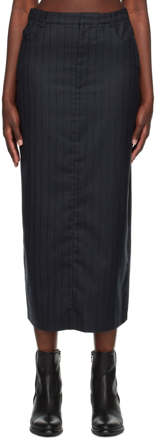 Sukňa Loulou de Saison Loulou de Saison Vato Maxi Skirt Navy | VATO, 0