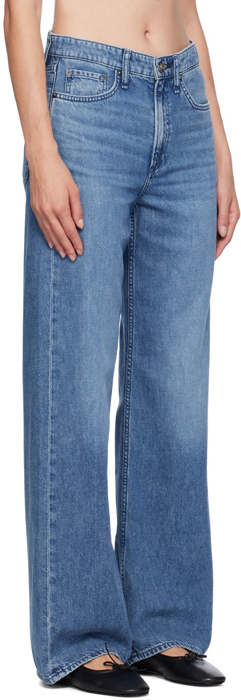 Rag & Bone 'The Logan' Mid-Rise Wide Leg Jeans
