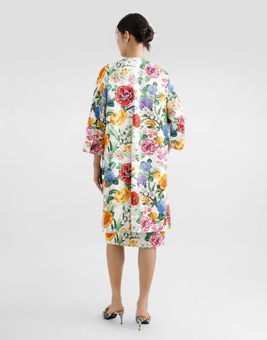 Kabáty Dolce & Gabbana Dolce & Gabbana Floral-Print Cotton Jacquard Coat Rôznofarebný | F0AG8TFSFOAHA5KU, 2
