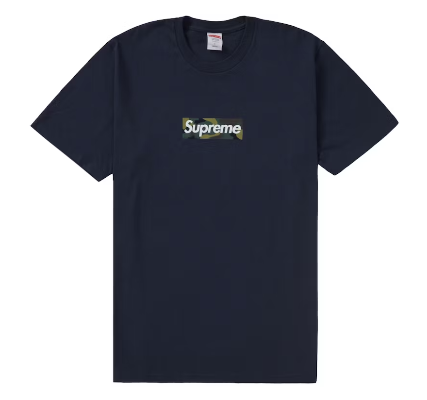 Tričko Supreme Box Logo Tee Navy | FW23T57 NAVY, 0