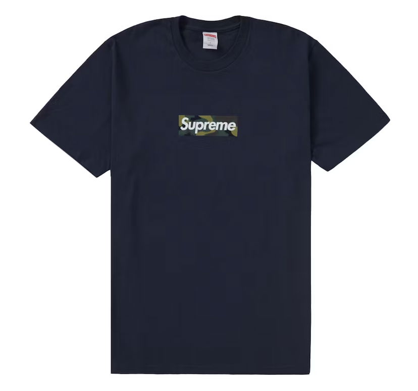 Tričko Supreme Box Logo Tee Navy | FW23T57 NAVY