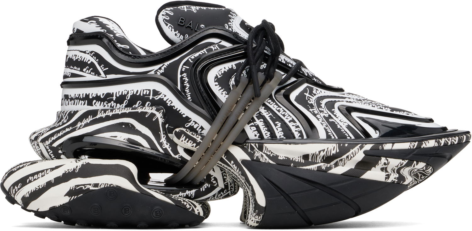 Tenisky a topánky Balmain Balmain Unicorn Wave Čierna | EM1VI362KRCT, 0