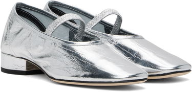 Oblečenie Aeyde Aeyde Pippa Leather Ballerina Flats Metalická | A11-FL-GLVR25RO126-SS25-920-068, 3