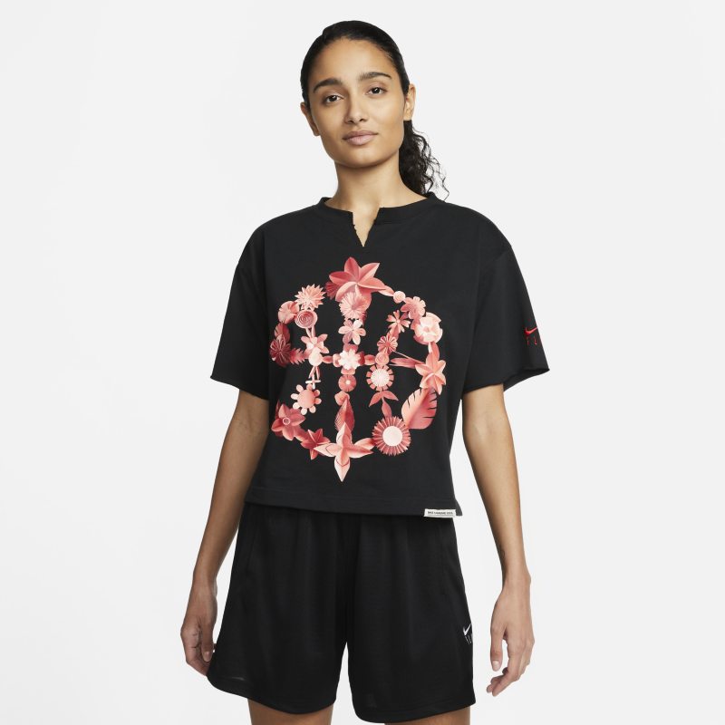 Tričko Nike Dri-FIT Standard Issue Cut-Off Crew Neck Top Čierna | DH7569-010, 0