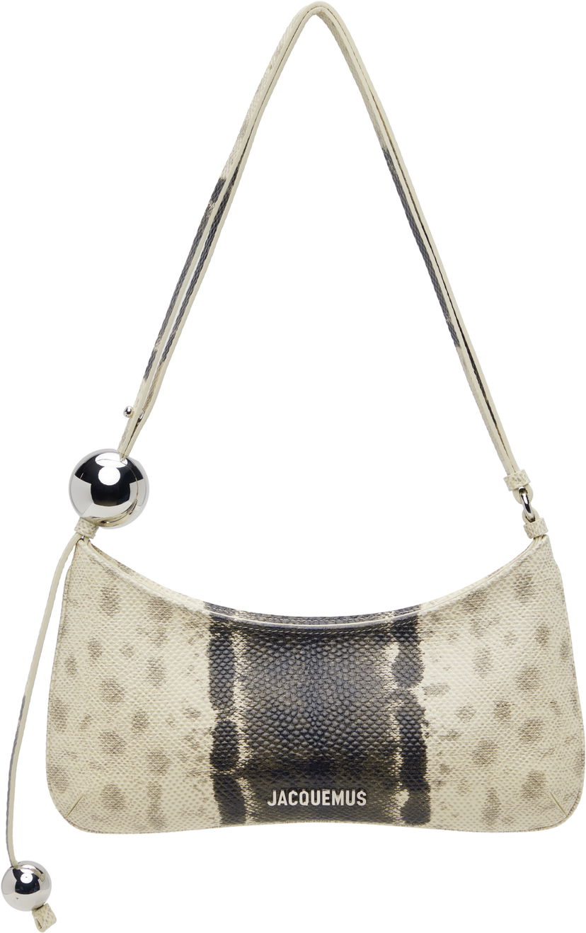 Taška cez rameno Jacquemus The Bisou Perle Python-Embossed Shoulder Bag Rôznofarebný | 25HBAW00057AC05G03