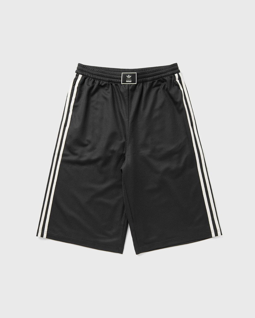 Šortky adidas Originals AVAVAV Mesh Two-Stripe Shorts Čierna | KD1529