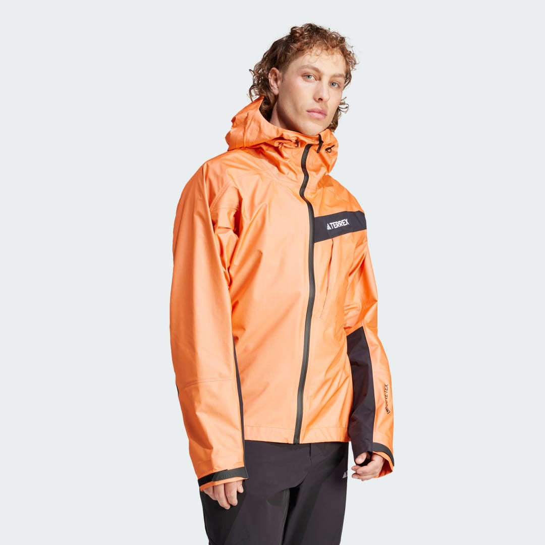 Bunda adidas Performance adidas TERREX Terrex Techrock Light Gore-Tex Active Oranžová | IN4769, 1