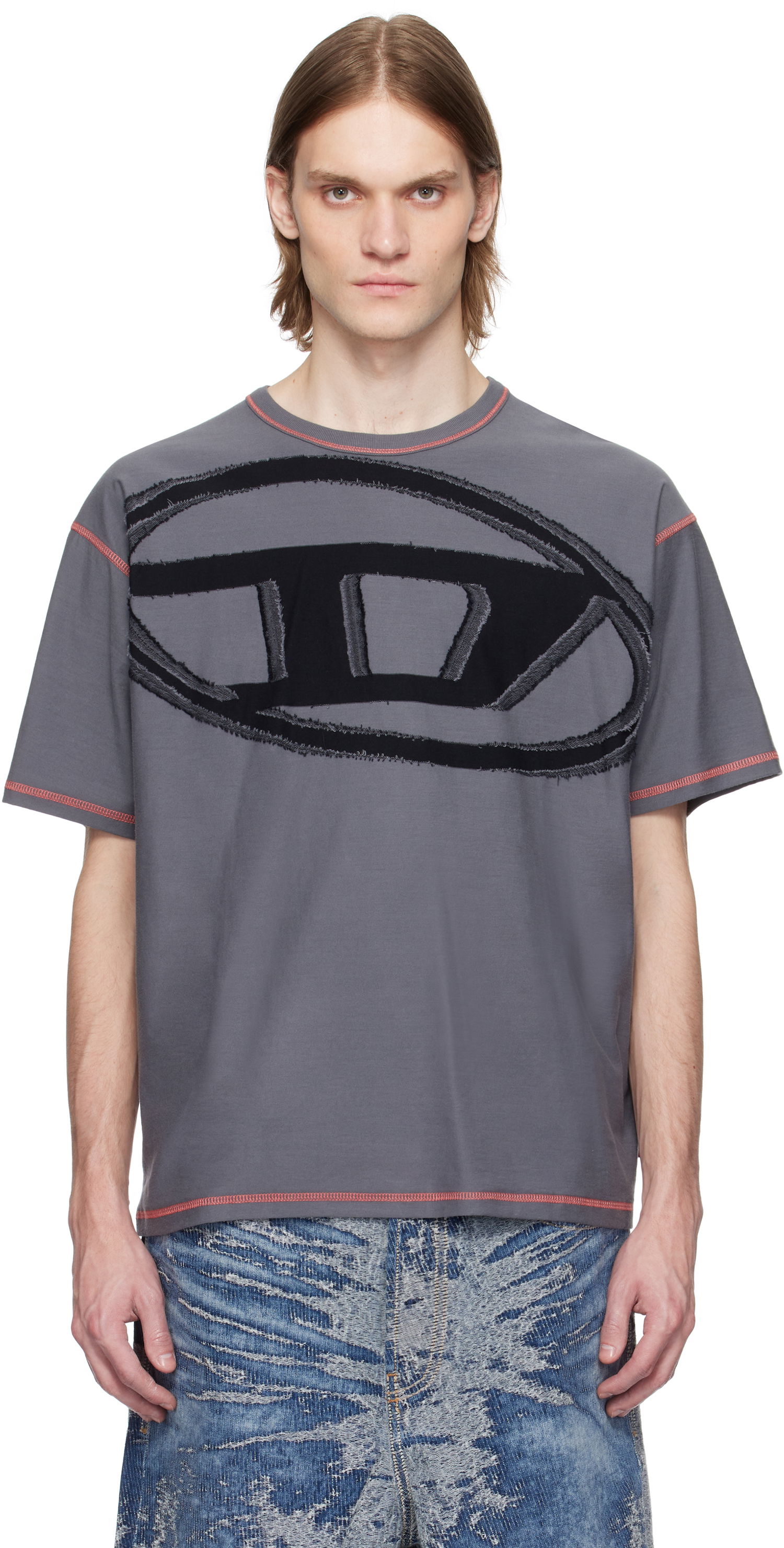 Tričko Diesel T-Doxt T-Shirt Šedá | A16185-0GIAS-9DV, 0