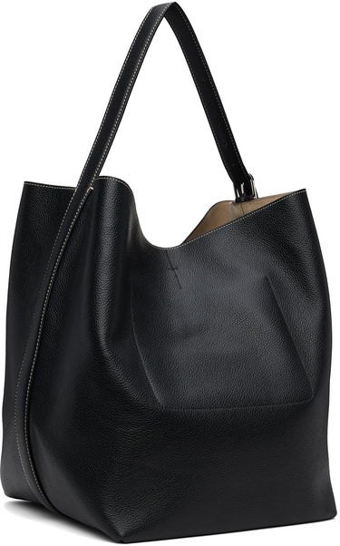 Kabelka TOTEME TOTEME Belted Tote Bag Čierna | 234-WAL853-LE0030, 2