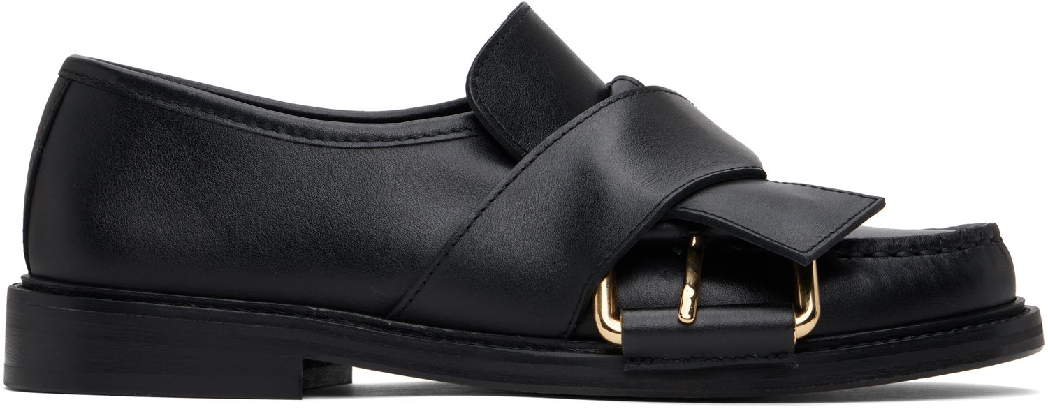 Doplnky Moschino Moschino Belted Up Loafers Čierna | MA10372C1M MF5 000, 0