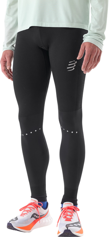 Legíny Compressport Winter Running Legging Čierna | atim3249000, 0