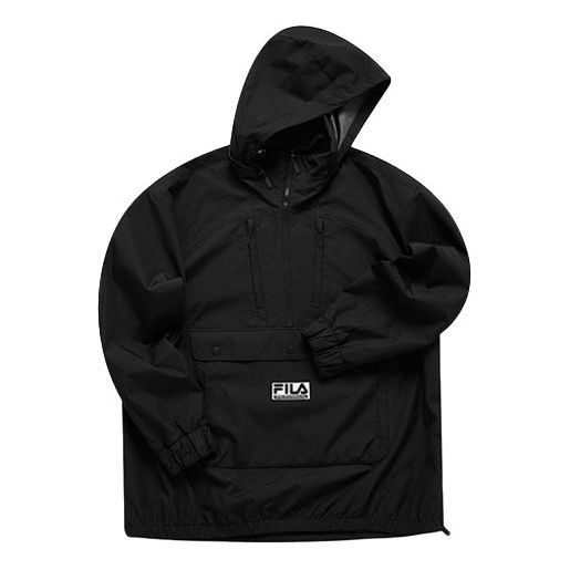 Vetrovka FILA Fusion x White Mountaineering Half Zipper Pullover Jacket Čierna | T11M117705F-BK