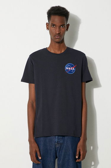 Tričko Alpha Industries Space Shuttle Tee Navy | 176507-07, 2