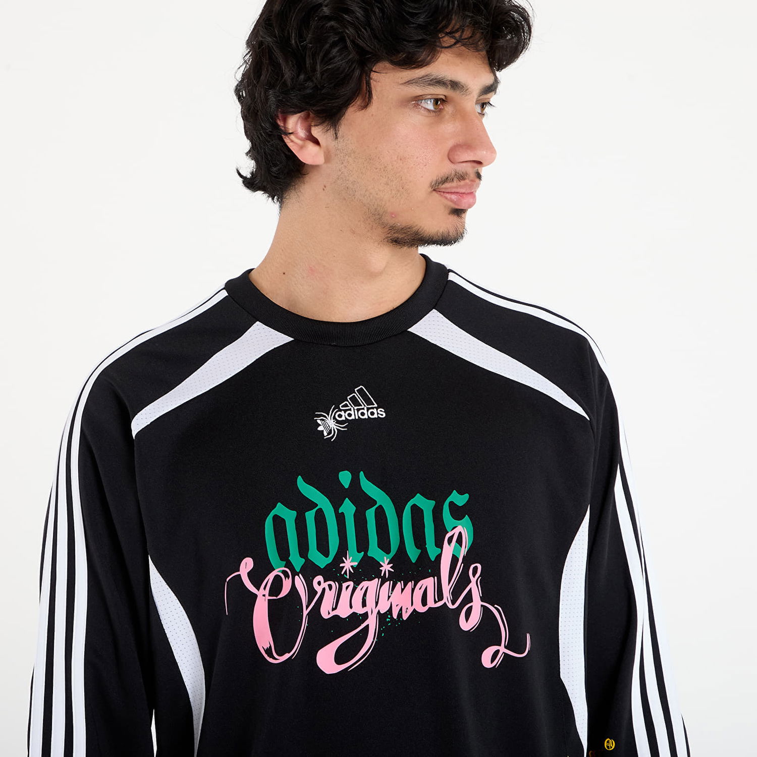 Tričko adidas Originals Spiders Goalkeeper Loose Long-Sleeve Top Čierna | JW0201, 1