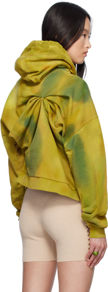 Mikina Collina Strada Collina Strada Draped Hoodie Zelené | XX8014, 2