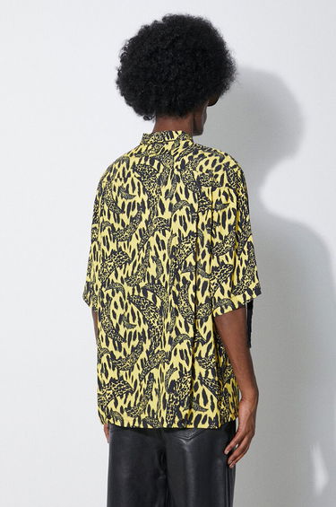 Košeľa Fiorucci Fiorucci Banimalier Print Fringed Shirt Žltá | M01FPTSH054VI01YW02, 2