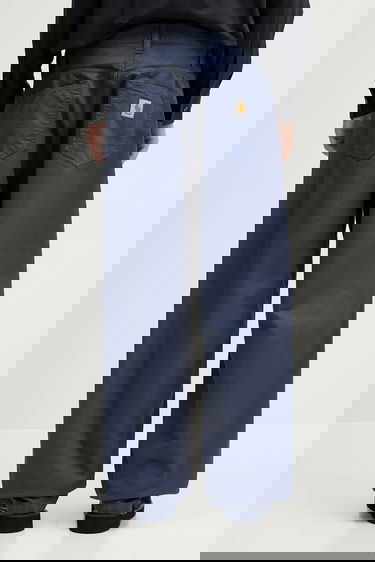 Nohavice Carhartt WIP Landon Wide Leg Cotton Pants Navy | I034806.2OTGD, 2