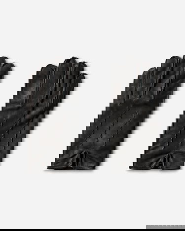 Rukavice Neighborhood Stitched Leather Gloves Čierna | 252DPNH-AC02 BLACK, 3