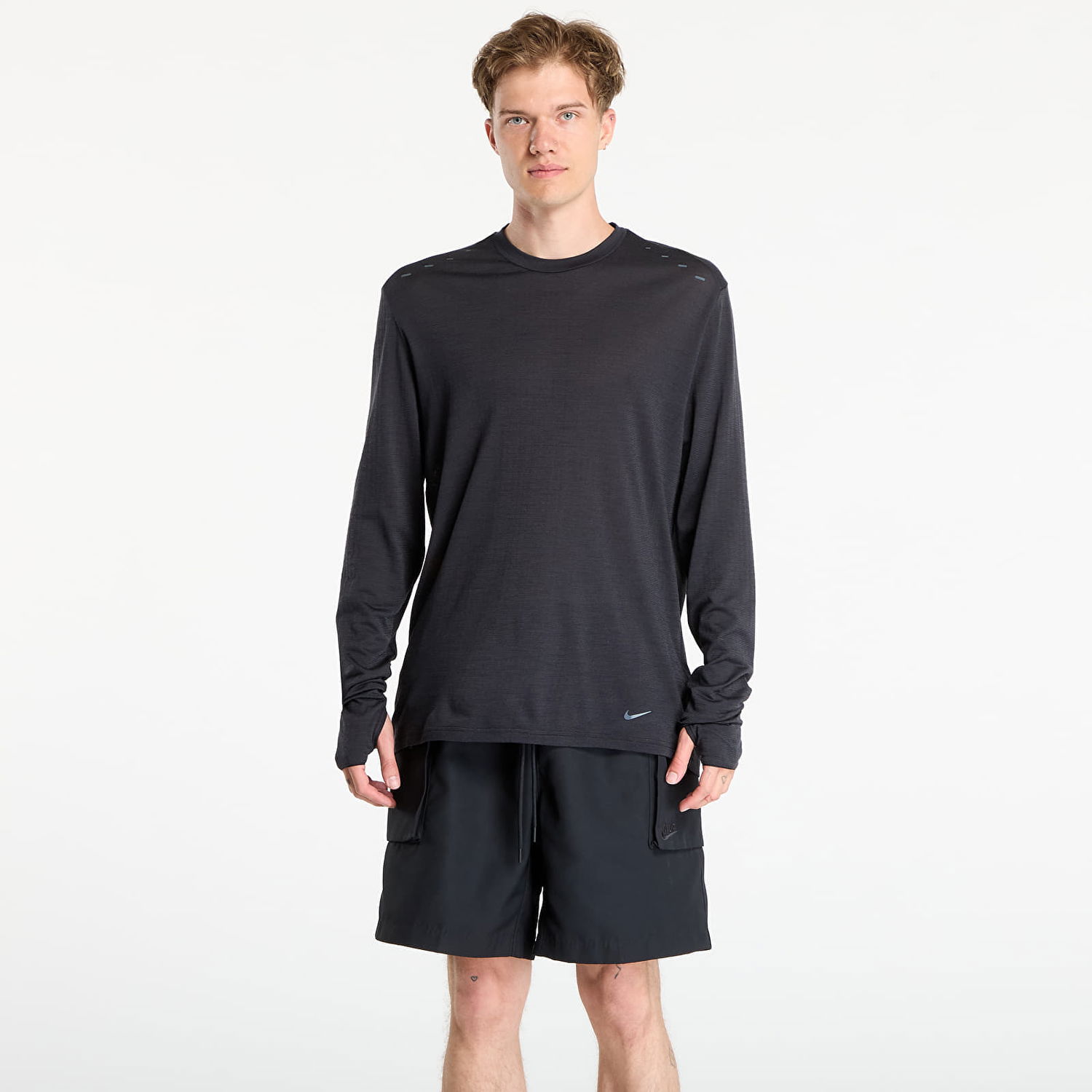 Tričko Nike Run Wool Dri-FIT ADV Long-Sleeve Running Top Čierna | HV2718-010, 0