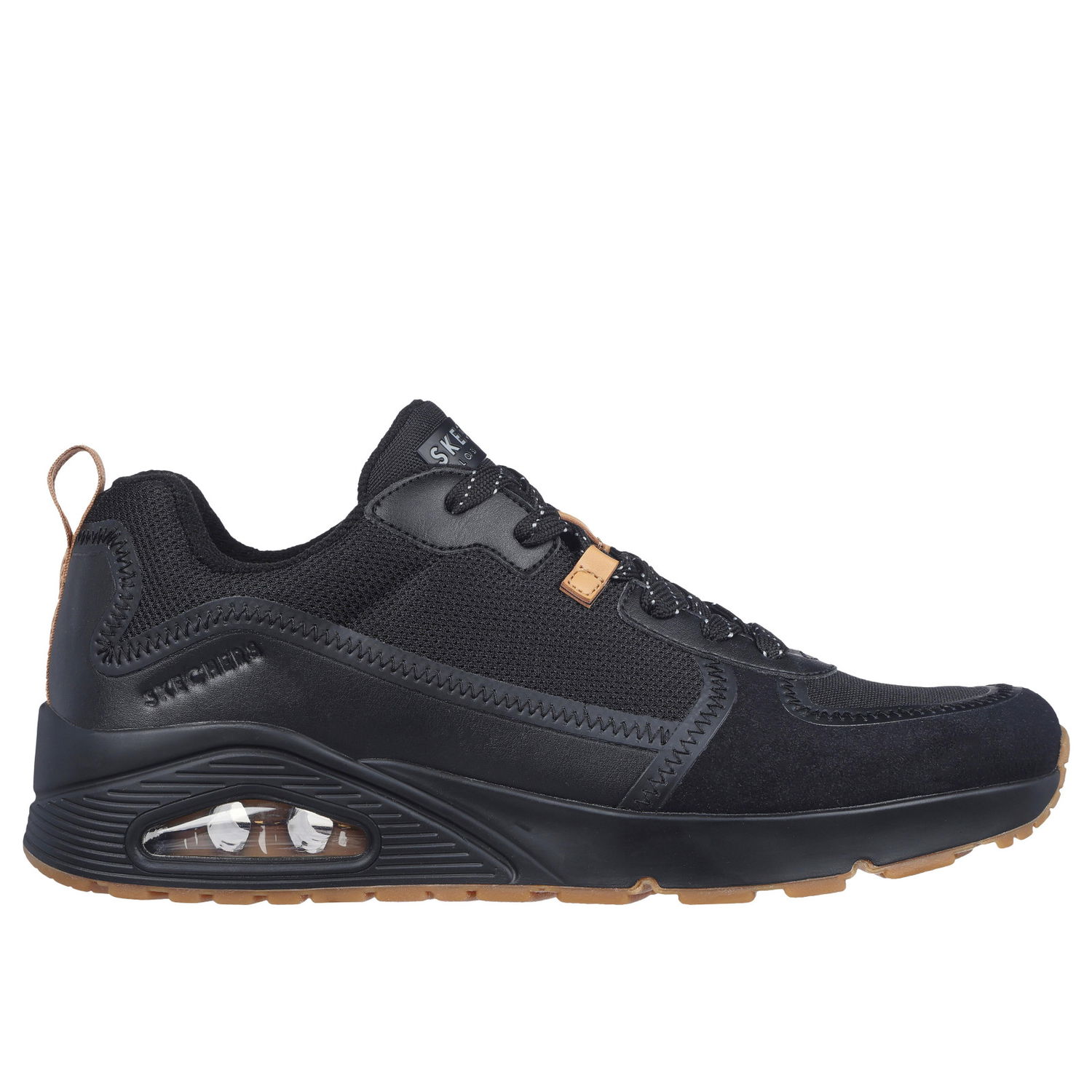 Tenisky a topánky Skechers Uno Čierna | 183010-BBK, 0