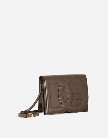 Taška cez rameno Dolce & Gabbana Brown Leather Logo Crossbody Bag Hnedá | BB7287A14718K095, 3