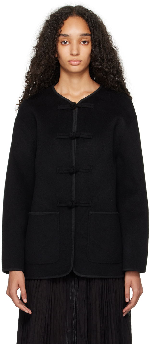 Bunda Róhe Traditional Closure Jacket Čierna | 413-11-100, 0