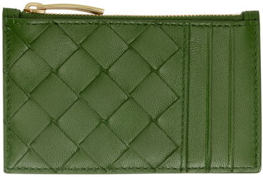 Peňaženka Bottega Veneta Zipped Card Holder Zelené | 680613 VCPP3, 0