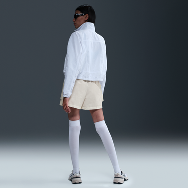 Vetrovka Nike Sportswear Essential Woven High-Waisted Cargo Shorts Biela | HM6982-133, 2