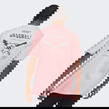 Tričko adidas Performance Baseball Graphic Ružová | IY5525, 4