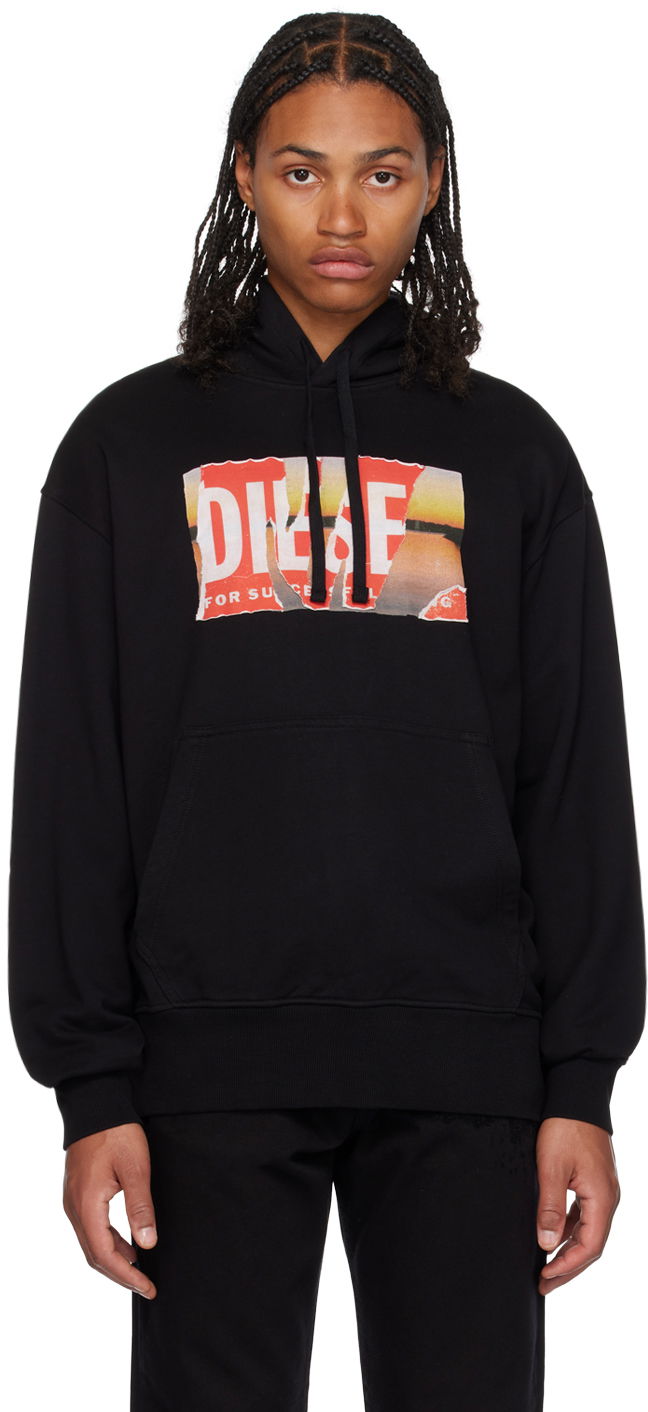 Mikina Diesel S-Macs-Hood-Poff-L1 Hoodie Čierna | A112580EJAA9XX, 0