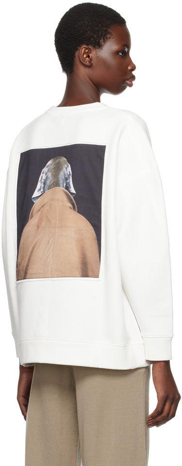Mikina Max Mara Max Mara Dog Print Sweatshirt Biela | 2421926011600, 2