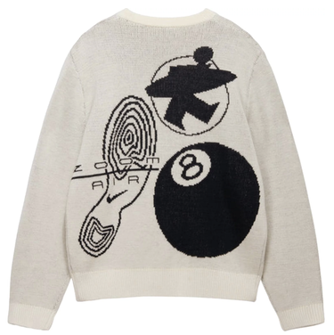 Sveter Nike Stussy x Knit Sweater Tyrkysová | DR2893238 NATU, 1