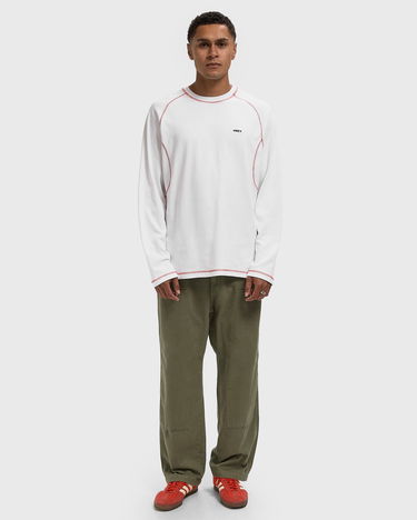 Tričko OBEY Long Sleeve T-Shirt with Contrast Stitching Biela | 131030141-WTM, 2