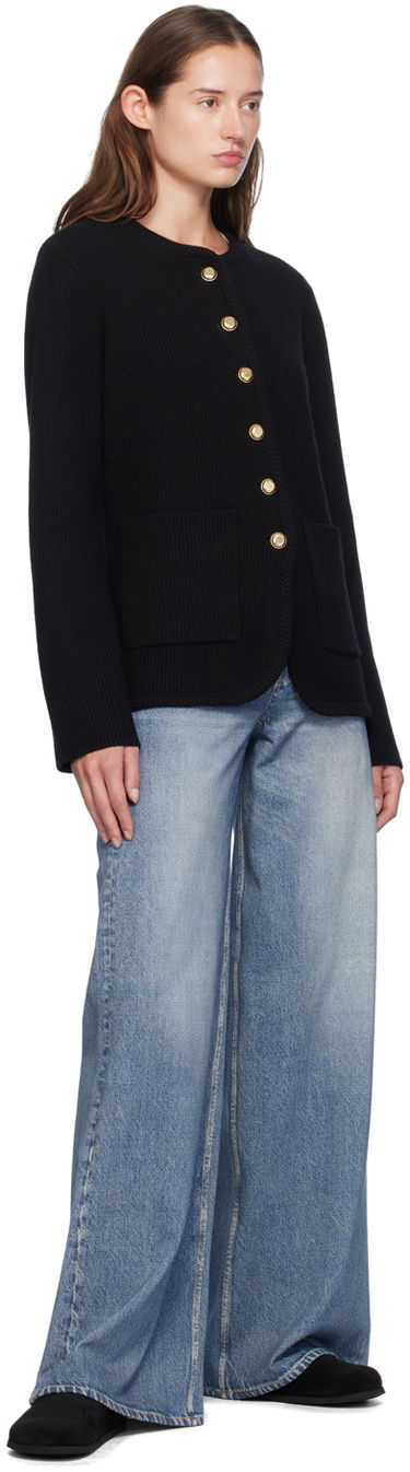 Sveter rag & bone rag & bone Nancy Wool Cardigan Čierna | WAS24F069US69, 3