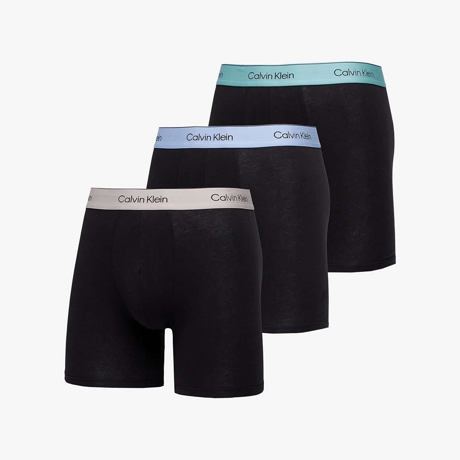 Boxerky CALVIN KLEIN Extra-soft Cotton Stretch Boxer Brief 3-Pack Black Čierna | NB3964A U2Y, 0