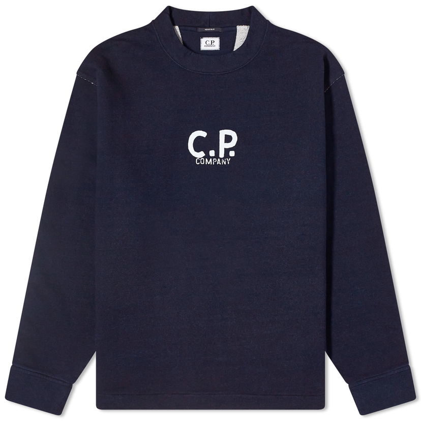 Mikina C.P. Company Indigo Fleece Sweatshirt Navy | CMSS183A-110055W-D08