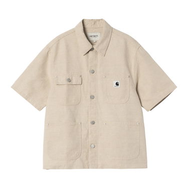 Košeľa Carhartt WIP Carhartt WIP Michigan Short Sleeve Shirt Béžová | I035573_6, 0