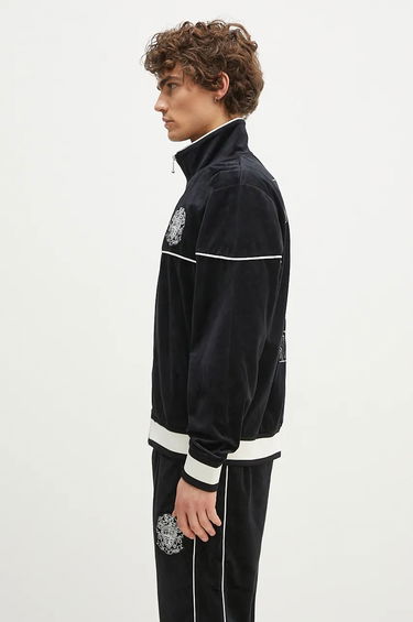 Mikina BILLIONAIRE BOYS CLUB Velour Track Top With Application Čierna | B24342, 1