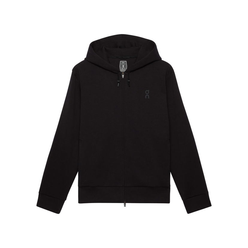 Mikina On Running Focus Tech Zip Hoodie Čierna | 1MF30300553