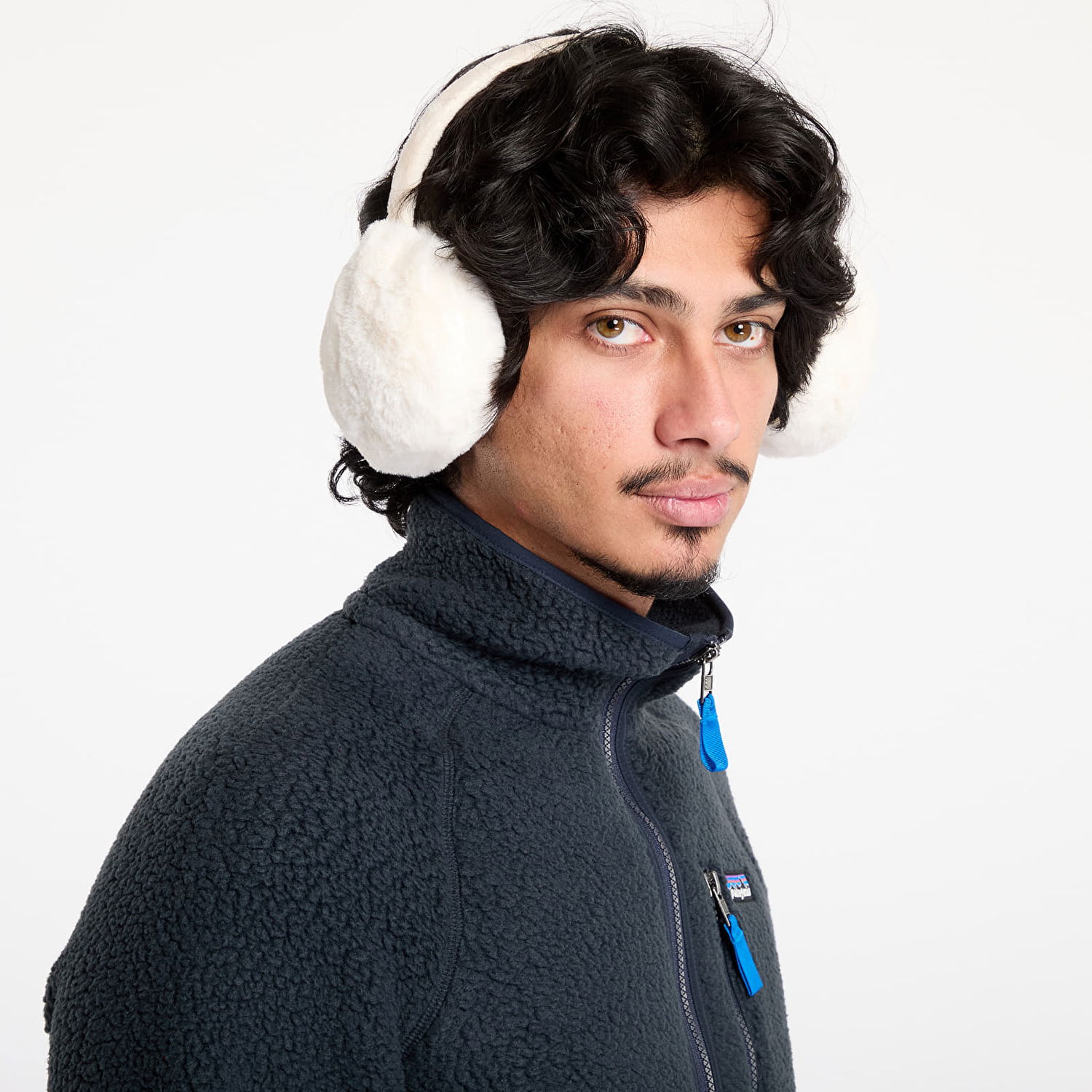Čiapky a klobúky New Era Earmuffs Faux Fur Stone/ Stone Biela | 60580518, 1